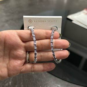 Kendra Scott Amethyst Hoops